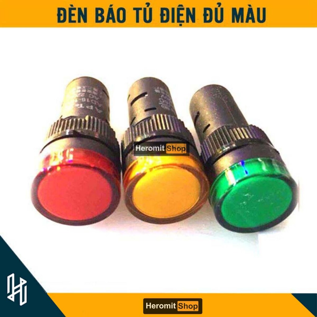 Đèn Báo Tủ Điện  22MM Đủ Phân Loại ( loại tốt )