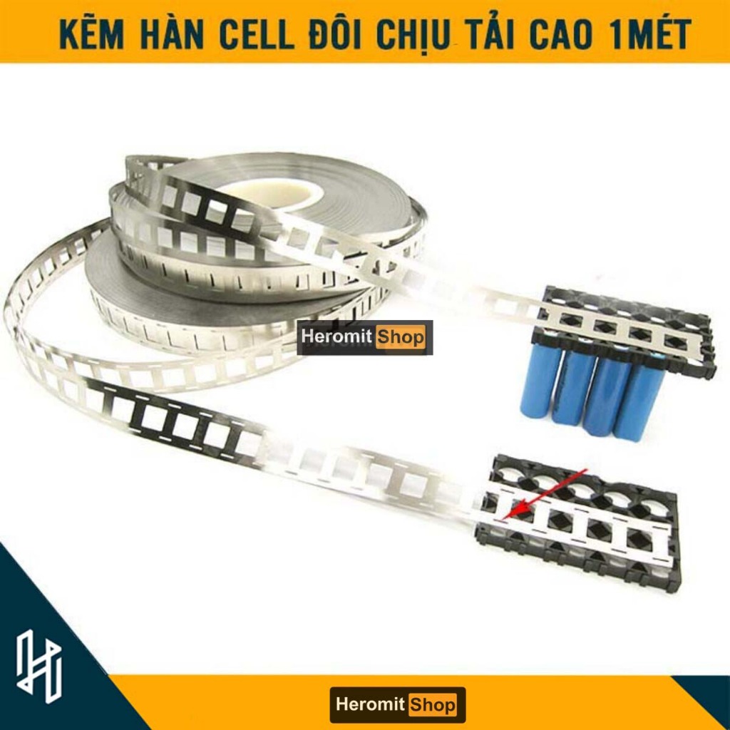 Kẽm Hàn Cell Pin Đôi 1 mét
