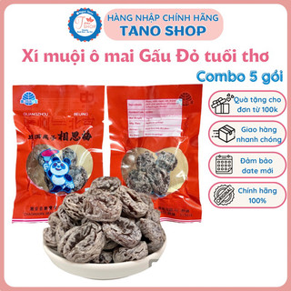 Xí muội ô mai tuổi thơ Gấu Đỏ | Ăn vặt ngon rẻ Tano
