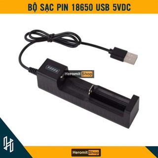 Bộ sạc pin li-ion 18650 USB 5V