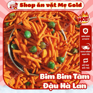 Snack tăm đậu tổng hợp, bim bim que mix đậu Hà Lan, đồ ăn vặt (500g)