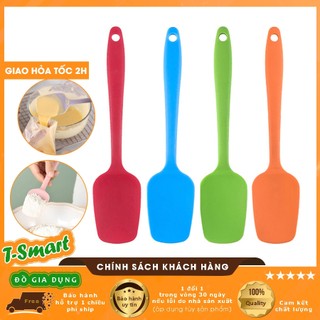 Phới Vét Bột Spatula Silicone Làm Bánh Đa Năng, Dạng Thìa Tiện Lợi An Toàn - Chịu Nhiệt Cao
