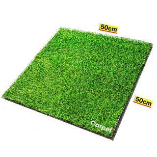 Cỏ nhân tạo dày 2cm trang trí nhà cửa sân vườn độ bên cao thoát nước, kích thước 50cm x 50cm