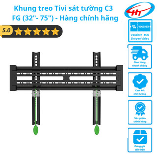 [C3FG] Khung treo Tivi sát tường C3 - FG (32"- 75") - Hàng chính hãng