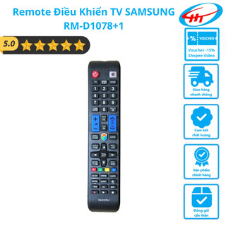 Remote Điều Khiển TV SAMSUNG RM-D1078+1 - Hàng Chất Lượng A+ (Kèm Pin AAA)