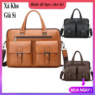 Cặp Văn Phòng - Cặp Công Sở Cao Cấp vừa laptop 14 inch. Cặp Da Nam Công Sở