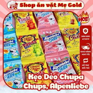 Kẹo dẻo hương hỗn hợp đầy màu sắc, đa dạng hình thù Chupa Chups, Alpenliebe (gói 24g)