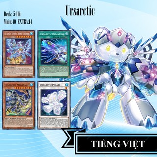 Bài yugioh - bộ 54 lá bài ursarctic deck - card game vn giá rẻ