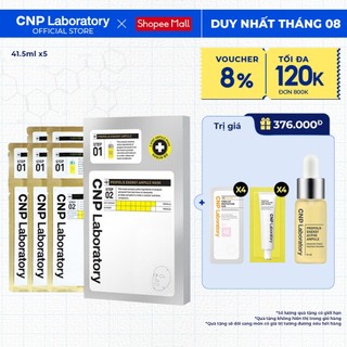 Bộ 5 mặt nạ keo ong tái tạo da CNP Laboratory Propolis Energy Ampule (5 x 41.5ml)