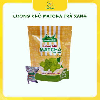 Lương khô Matcha trà xanh gói 180g - Tôm Vàng