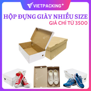 Hộp carton đựng giày, hộp giấy đựng giày dép đẹp, đựng giày thể thao, giày cao gót nhiều kích thước