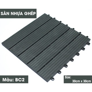 Thảm trải sàn nhựa ghép ban công (Dễ Lắp Ráp) thảm lót sàn nhà, vỉ nhựa trang trí sân vườn nhà cửa