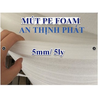 10 Mét Mút Xốp Màng Pe Foam 5mm Đóng Gói, Bọc, Lót Hàng Hóa Giá Rẻ