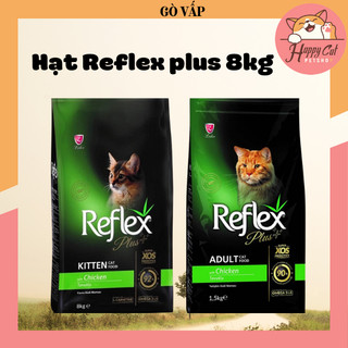 Hạt reflex plus cho mèo bao 8kg - happycat