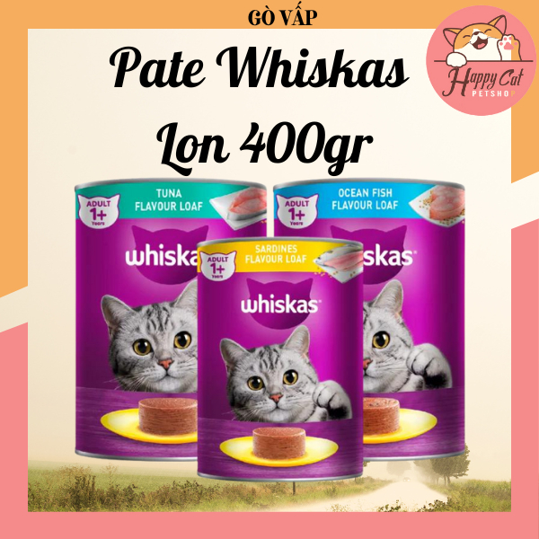 Pate Lon Whiskas 400g - HAPPYCAT