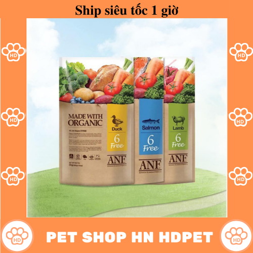 [5.6KG] THỨC ĂN HẠT CHO CHÓ ANF 6FREE