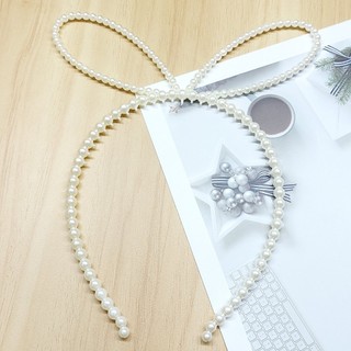 Cài tóc tai thỏ Bờm Tóc hạt châu