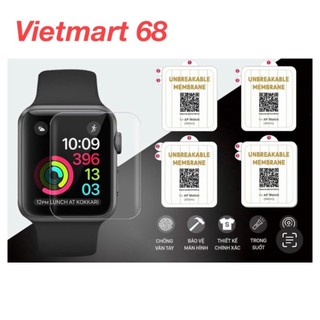 Dán PPF Aple Watch Series 1/2/3/4/5/6/7/SE Chống Trầy Xước Màn Hình - Tặng Kèm Bộ Khăn Lau 1-2