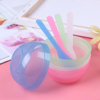 Combo bát thìa chổi dẻo đắp mặt nạ
