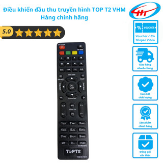 Điều khiển đầu thu truyền hình TOP T2 VHM - Hàng chính hãng