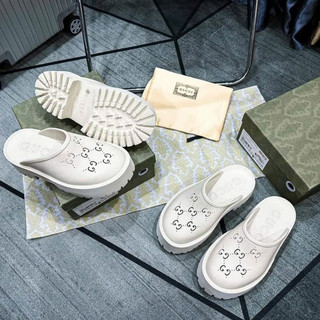 Sục_gucci nữ đế cao 5cm , giày sục đạp gót _gucci êm đẹp chuẩn auth đến 99% size 34-39