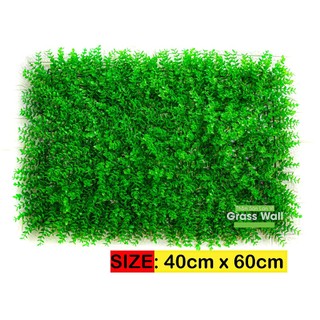 Tấm cỏ nhân tạo tai chuột trang trí treo tường, khung rào cửa sổ nhà cửa, size 40cm x 60cm