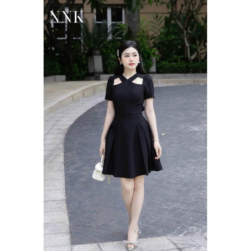 ĐẦM CỔ X - TREENDY DRESS
