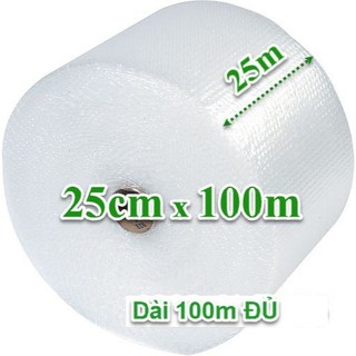 Cuộn Bóng Khí Khổ 25cmx100m hàng dày dai