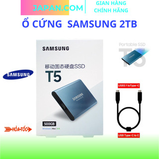 Ổ cứng SSD Samsung 2TB , ổ cứng di động Samsung T5 ,ổ cứng ngoài samsung made in Korea chính hãng đủ dung lượng bh 3 năm