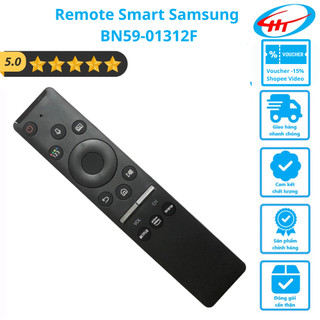 Remote / Điều khiển bằng giọng nói (Voice) cho Smart TV Samsung 4K, mẫu cong, BN59-01312F - Hàng chính hãng
