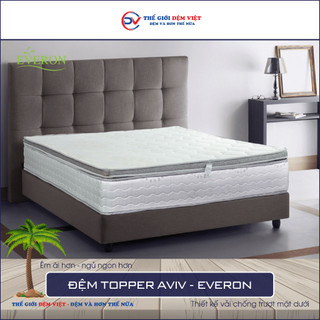 Đệm topper aviv everon - nệm topper - tấm tăng tiện nghi làm mềm đệm cao cấp - hàng chính hãng