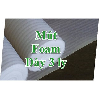  Combo 10 Mét Mút Pe Foam Dày 3ly  3mm Bọc Gói Hàng 