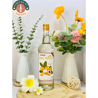 Syrup nhãn pha chế kingtea.xt- chai thủy tinh 800ml