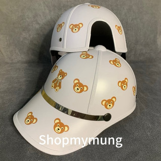 🌸 mẫu mới 🌸 nón bảo hiểm kết đai inox gấu siêu xinh