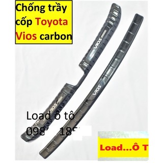 Chống Trầy Cốp Toyota Vios 2024-2019 Vân Carbon Cao Cốp trong, ngoài