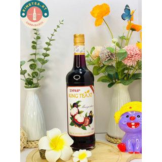 Syrup măng cụt pha chế kingtea.xt- chai thủy tinh 800ml