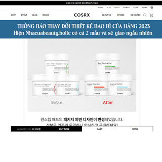 [SALE LỖ DATE T3/2026] Bông tẩy da chết COSRX MOISTURE UP PAD