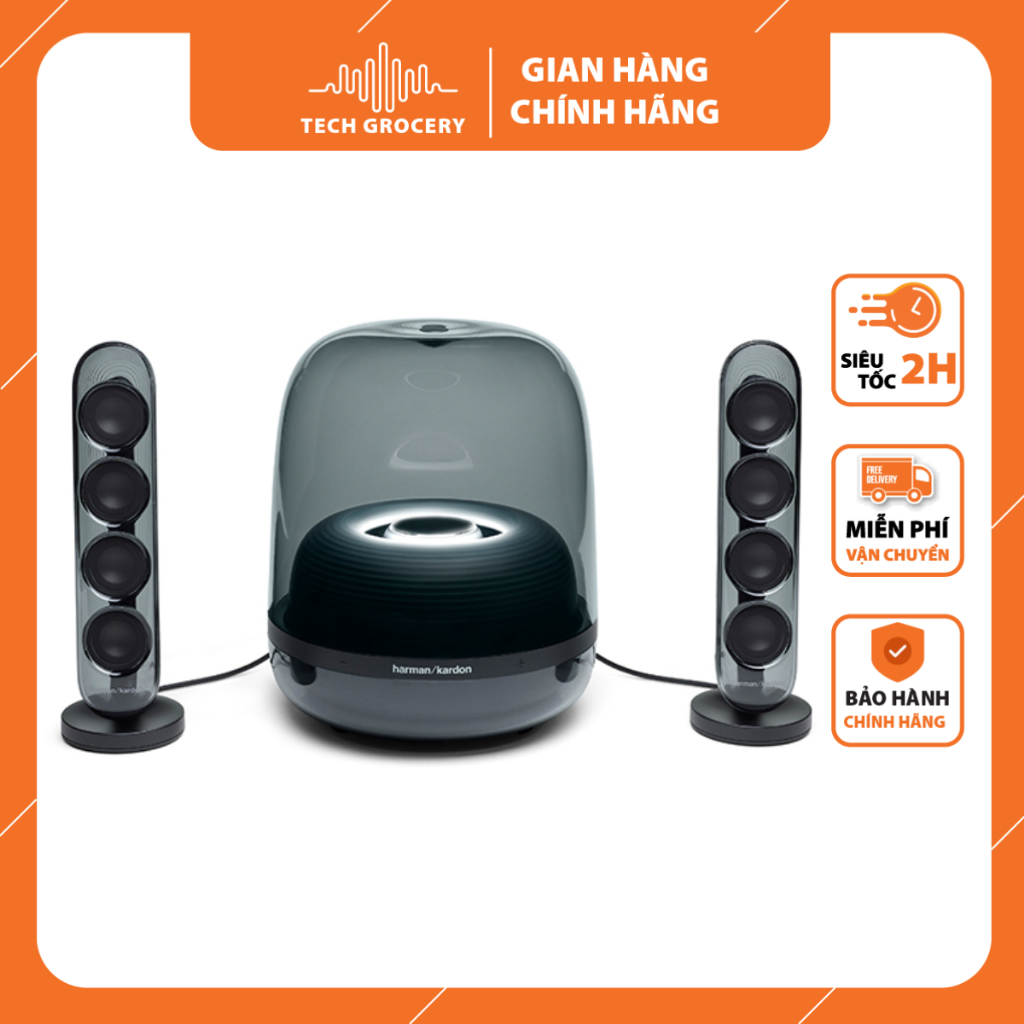 Loa Bluetooth Harman/Kardon SoundSticks 4 - Hàng Chính Hãng PGI