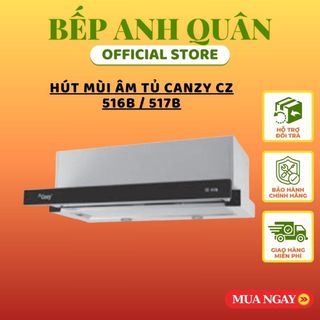 Máy hút mùi canzy cz 517b - 517i - hút mùi âm tủ - hút mùi than hoạt tính - bảo hành chính hãng 3 năm