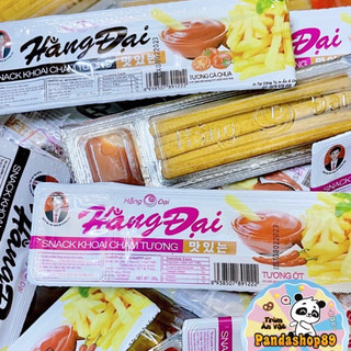 Snack khoai chấm tương ớt/cà chua Hằng Đại