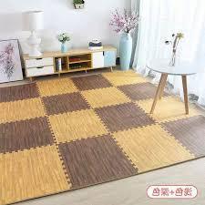 Thảm xốp vân gỗ lót sàn ko mùi hàng xuất Nhật