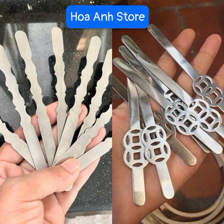 Nẹp inox cho lồng chim ( 1 bộ 3 cái ) dùng cho tất cả các lồng tròn cho lồng mi , chào mào , than , lửa , khướu ..vv.