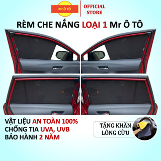 Rèm che nắng ô tô chống UV MR.OTO chính hãng loại 1[tặng khăn lông cừu và bộ đế 3M] cho mọi loại xe.