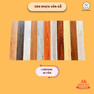 Sàn nhựa giả gỗ màu xám lông chuột [MÃ 20]