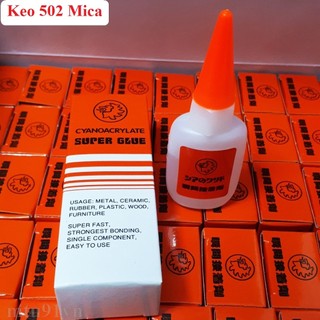 [FREE SHIP] Keo Dán 502 Cyanoacrylate không tạo khói ( Keo Dán Mica , Keo Dính Sư Tử Cam )