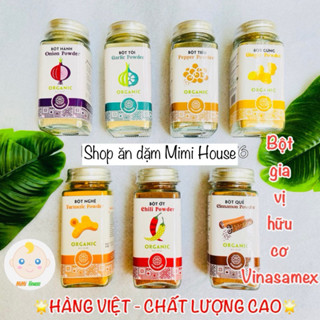 [Date 2025-2026] Bột gia vị hữu cơ Vinasamex, bột tỏi, bột hành, bột quế, bột gừng,...