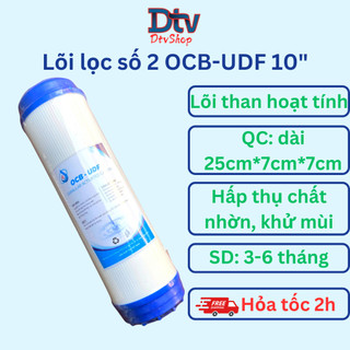 Lõi lọc OCB UDF than hoạt tính lõi số 2 thay thế cho lõi lọc của máy lọc nước ro