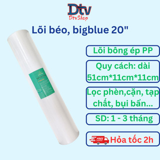 Lõi lọc thô 20inch, lõi béo, lõi lọc bigblue lọc đầu nguồn số 1 loại lớn đường kính 110mm - DTVSHOP