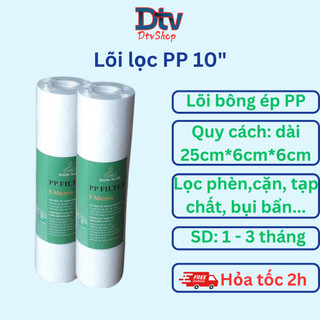 Lõi lọc nước pp máy lọc nước Ro, lõi số 1 loại 10 inch - DTVSHOP