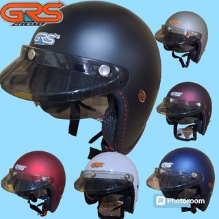 nón bảo hiểm grs 3/4 kính âm 388 ăn toàn chắc chắn